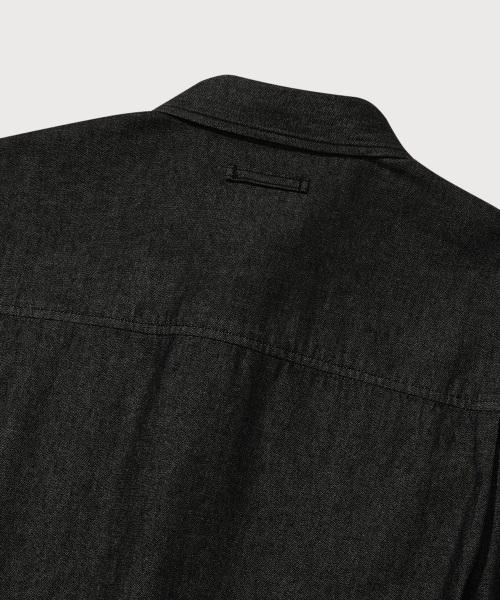 COVERNAT(カバーナット)の「ワークデニムハーフシャツブラック(シャツ/ブラウス・レディース・その他・X-SMALL/SMALL/MEDIUM/LARGE/X-LARGE/XX-LARGE)」の11枚目の写真