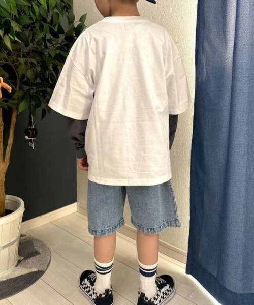 MPS(エムピーエス)の「【MPS】デニムショートパンツ (キッズ / カジュアル / 着回し力 / こなれ感 / 楽ちん)(デニムパンツ・キッズ・ライトインディゴブルー/ダークインディゴブルー/ダークグレー・110/120/130/140/150/160)」の19枚目の写真