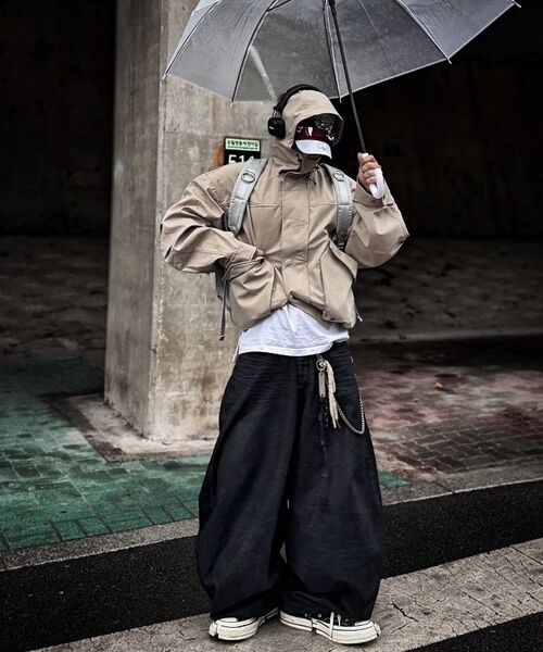 KALAPATTHAR(カラパタール)の「3 Layer Hard Shell Short-Jacket - BEIGE(ナイロンジャケット・メンズ・その他・MEDIUM/LARGE/SMALL)」の11枚目の写真