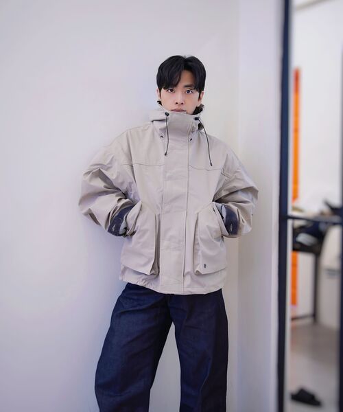KALAPATTHAR(カラパタール)の「3 Layer Hard Shell Short-Jacket - BEIGE(ナイロンジャケット・メンズ・その他・MEDIUM/LARGE/SMALL)」の8枚目の写真