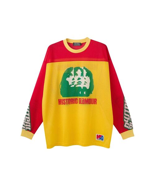 HYSTERIC GLAMOUR（ヒステリックグラマー）の「MULTI WOMAN MOTO Tシャツ（Tシャツ/カットソー・メンズ・ブラック/ホワイト/イエロー・X-LARGE/LARGE/MEDIUM/SMALL）」の3枚目の写真