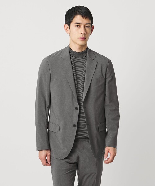 UNITED ARROWS（ユナイテッドアローズ）の「ライトパーテックス シングル 2ボタン テーラードジャケット UA COZY ウォッシャブル 2WAYストレッチ（テーラードジャケット・メンズ・ネイビー/グレー系/ベージュ・M/L/S/XL）」の4枚目の写真