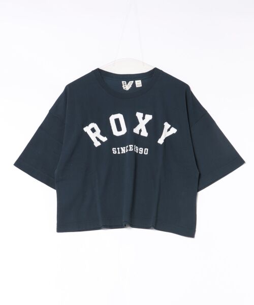 ROXY(ロキシー)の「ROXY/ロキシー 半袖 Tシャツ ロゴ アップリケ カットオフ SUNVIBES RST262033(Tシャツ/カットソー・レディース・ベージュ/ネイビー/ホワイト・L/M)」の18枚目の写真
