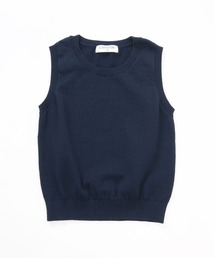 CHOPIN（ショパン）の「【 お受験 冠婚葬祭 】クルーネックコットンベスト（90～130cm）（ベスト）」