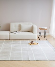 iellio（イエリオ）の「洗える!はっ水チェックラグ フランネル   S(130×180)（ラグ/マット）」