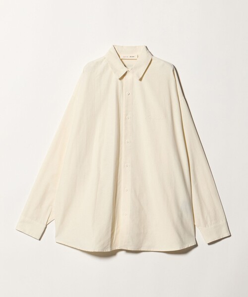 FOG ESSENTIALS(エフオージーエッセンシャルズ)の「<FEAR OF GOD ESSENTIALS>BUTTON UP シャツ(シャツ/ブラウス・メンズ・オフホワイト/ブラック・M/S/XS)」の2枚目の写真