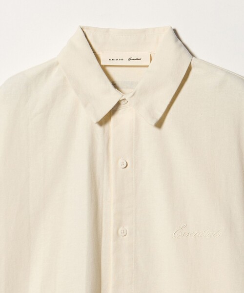 FOG ESSENTIALS(エフオージーエッセンシャルズ)の「<FEAR OF GOD ESSENTIALS>BUTTON UP シャツ(シャツ/ブラウス・メンズ・オフホワイト/ブラック・M/S/XS)」の10枚目の写真