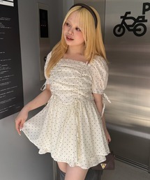 continuer de NICE CLAUP（コンティニューデナイスクラップ）の「1枚で完成する主役ブラウス、ドロストリボンチュニック（シャツ/ブラウス）」