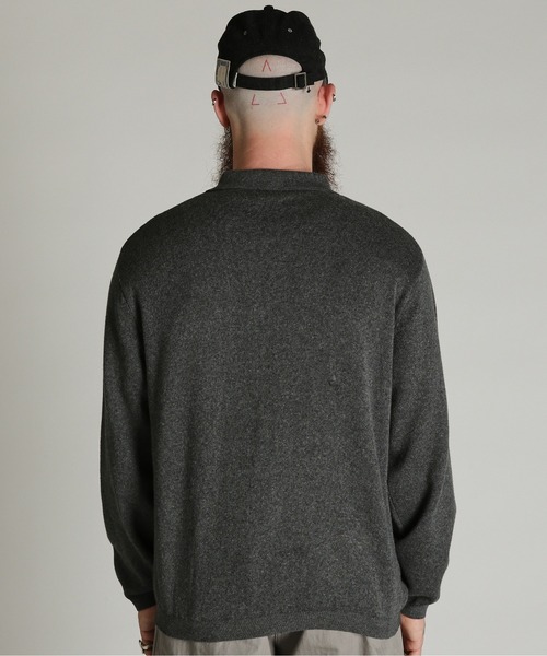 Schott(ショット)の「Schott/ショット/ZIP CARDIGAN/ジップ カーディガン(カーディガン/ボレロ・メンズ・ブラウン/チャコール・L/XL/M)」の15枚目の写真