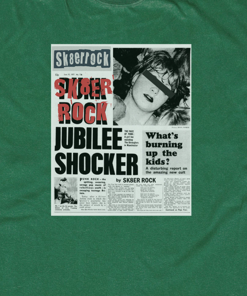 SK8ER ROCK(スケーターロック)の「Burning Youth T-shirt ((green))(Tシャツ/カットソー・レディース・その他・SMALL/MEDIUM/LARGE)」の4枚目の写真