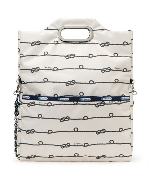 LeSportsac(レスポートサック)の「FOLD TOTE BAG アイボリーセイル(トートバッグ・レディース・ホワイト・FREE)」の6枚目の写真
