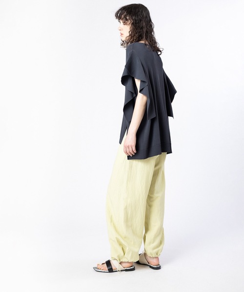 OSMOSIS(オズモーシス)の「ドロストヘムサイドタックパンツ(その他パンツ・レディース・ピンク/ライトグリーン/ブラック・ONE SIZE)」の18枚目の写真