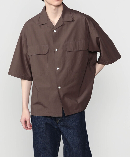 ORCIVAL | コットンリネン オープンカラー半袖シャツ MEN（シャツ