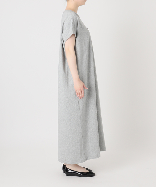 IENA(イエナ)の「BLACK ミニ裏毛ロングワンピース(ワンピース・レディース・ライトグレー・38/36)」の10枚目の写真