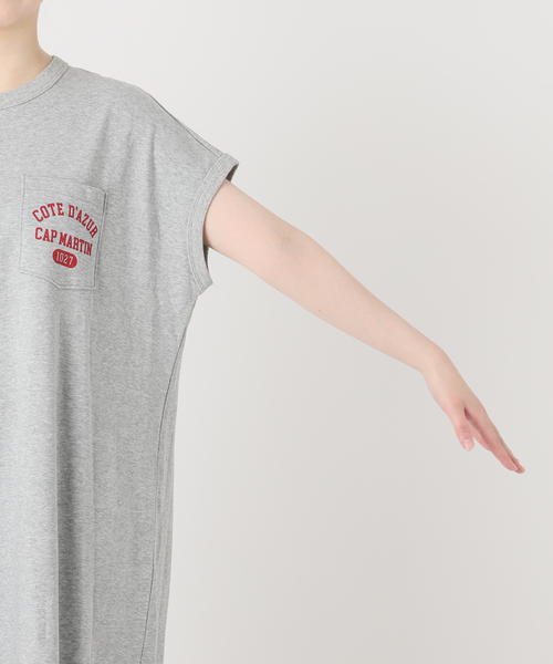 IENA(イエナ)の「BLACK ミニ裏毛ロングワンピース(ワンピース・レディース・ライトグレー・38/36)」の11枚目の写真