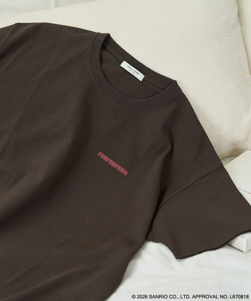 FREAK'S STORE(フリークスストア)の「限定展開 別注/ポムポムプリン バックプリント 半袖 Tシャツ(Tシャツ/カットソー・レディース・ブラウン/イエロー・フリ-)」の4枚目の写真