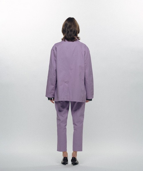 KEISUKEYOSHIDA(ケイスケヨシダ)の「Cotton Twill Jacket(テーラードジャケット・レディース・ブラック/グレー/パープル・L/M)」の18枚目の写真