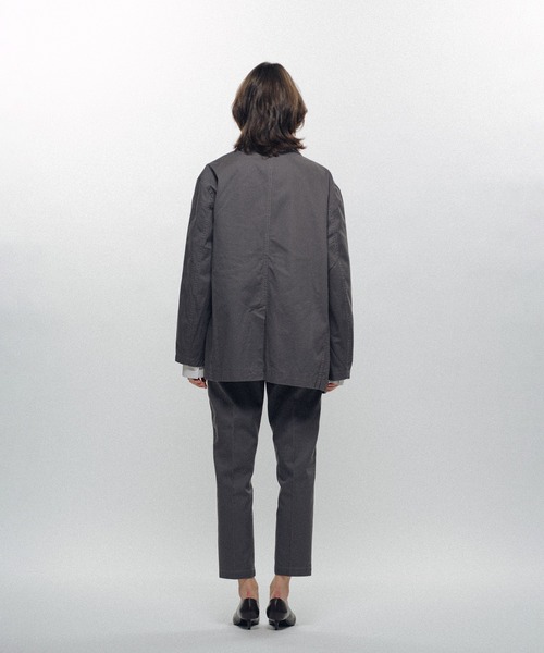 KEISUKEYOSHIDA(ケイスケヨシダ)の「Cotton Twill Jacket(テーラードジャケット・レディース・ブラック/グレー/パープル・L/M)」の12枚目の写真
