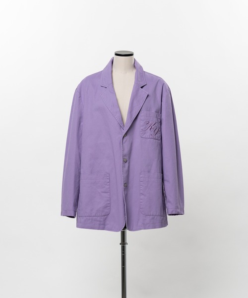 KEISUKEYOSHIDA(ケイスケヨシダ)の「Cotton Twill Jacket(テーラードジャケット・レディース・ブラック/グレー/パープル・L/M)」の20枚目の写真