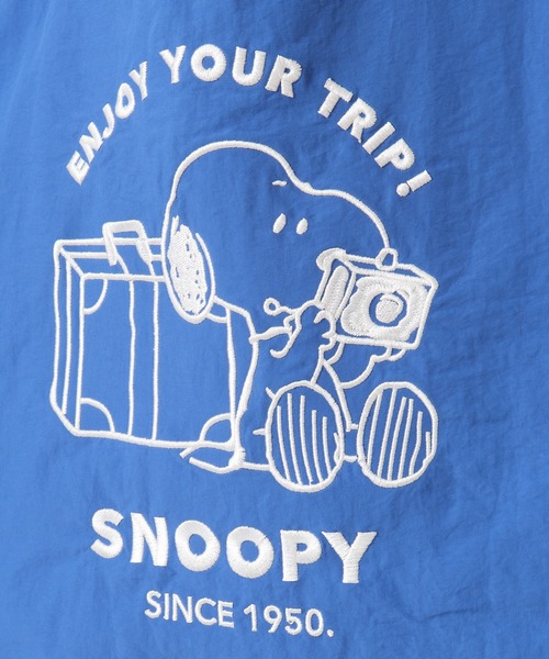 SNOOPY(スヌーピー)の「SNOOPY スヌーピー トートバッグ enjoy your trip(トートバッグ・レディース・ブルー/ホワイト・FREE)」の8枚目の写真