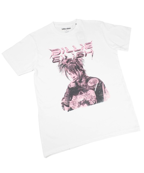ROCK-OFF(ロックオフ)の「【ROCK-OFF】【3】BILLIE EILISH ILLUSTRATION T-SHIRTS(Tシャツ/カットソー・メンズ・ブラック/ホワイト・LARGE/X-LARGE/MEDIUM)」の1枚目の写真