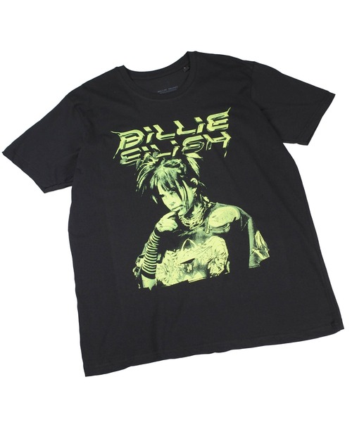 ROCK-OFF(ロックオフ)の「【ROCK-OFF】【3】BILLIE EILISH ILLUSTRATION T-SHIRTS(Tシャツ/カットソー・メンズ・ブラック/ホワイト・LARGE/X-LARGE/MEDIUM)」の2枚目の写真