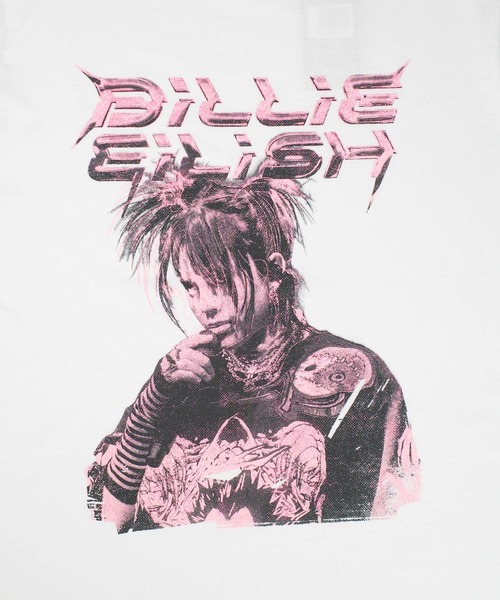 ROCK-OFF(ロックオフ)の「【ROCK-OFF】【3】BILLIE EILISH ILLUSTRATION T-SHIRTS(Tシャツ/カットソー・メンズ・ブラック/ホワイト・LARGE/X-LARGE/MEDIUM)」の5枚目の写真