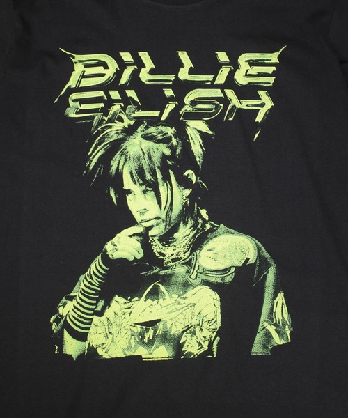 ROCK-OFF(ロックオフ)の「【ROCK-OFF】【3】BILLIE EILISH ILLUSTRATION T-SHIRTS(Tシャツ/カットソー・メンズ・ブラック/ホワイト・LARGE/X-LARGE/MEDIUM)」の11枚目の写真