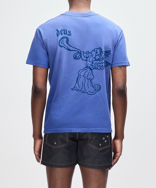 DEUS EX MACHINA(デウスエクスマキナ)の「HONK! TEE(Tシャツ/カットソー・メンズ・ブラック/コバルトブルー・L/M/S)」の2枚目の写真