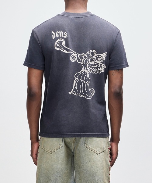 DEUS EX MACHINA(デウスエクスマキナ)の「HONK! TEE(Tシャツ/カットソー・メンズ・ブラック/コバルトブルー・L/M/S)」の3枚目の写真