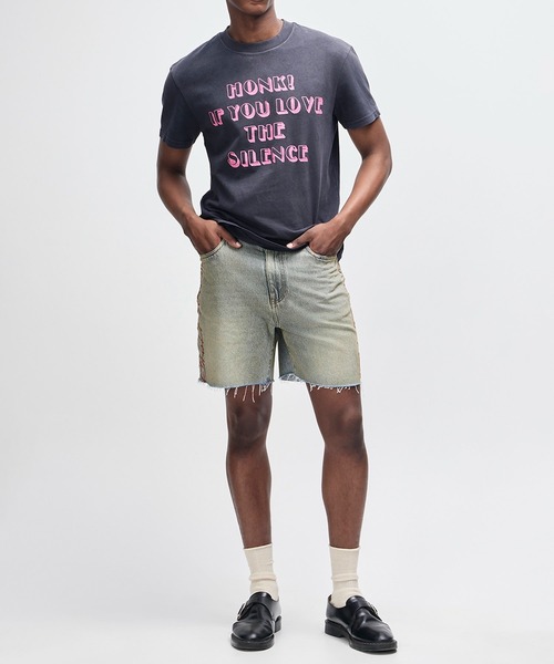 DEUS EX MACHINA(デウスエクスマキナ)の「HONK! TEE(Tシャツ/カットソー・メンズ・ブラック/コバルトブルー・L/M/S)」の4枚目の写真