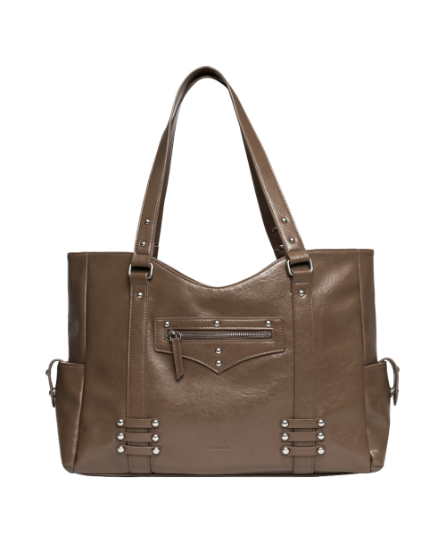 RAIMENT(レイメント)の「Stud Band Big Bag_Mud Brown(ショルダーバッグ・レディース・その他・FREE)」の15枚目の写真