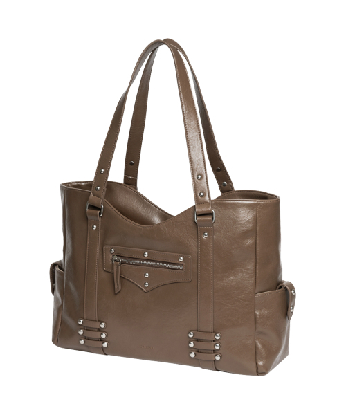 RAIMENT(レイメント)の「Stud Band Big Bag_Mud Brown(ショルダーバッグ・レディース・その他・FREE)」の16枚目の写真