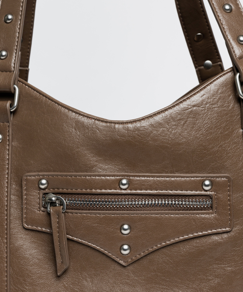 RAIMENT(レイメント)の「Stud Band Big Bag_Mud Brown(ショルダーバッグ・レディース・その他・FREE)」の18枚目の写真