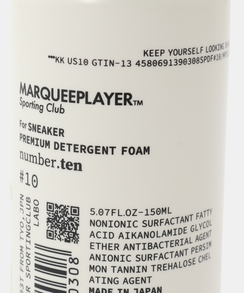 MARQUEE PLAYER(マーキープレイヤー)の「MARQUEE PLAYER For SNEAKER PREMIUM DETERGENT FOAM #10(シューケア用品・メンズ・グレー系その他・FREE)」の3枚目の写真