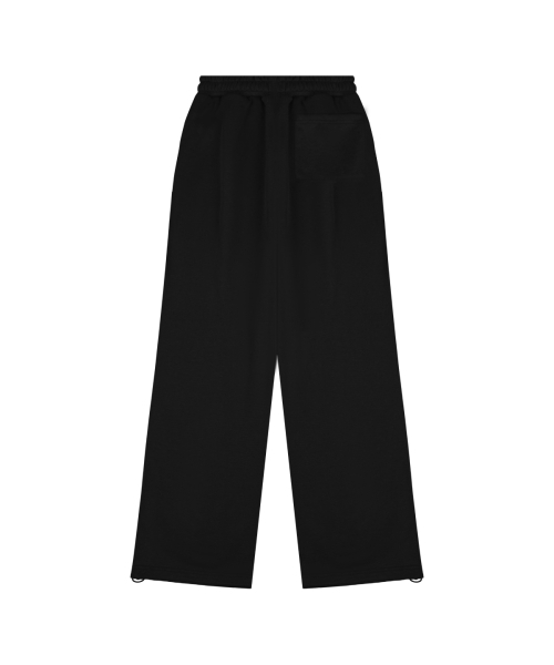 ABEEHUMS(アビハムズ)の「No.24 ロゴスウェットワイドパンツ ABH357-303 ブラック(スウェットパンツ・レディース・ブラック・SMALL/MEDIUM)」の2枚目の写真