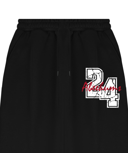 ABEEHUMS(アビハムズ)の「No.24 ロゴスウェットワイドパンツ ABH357-303 ブラック(スウェットパンツ・レディース・ブラック・SMALL/MEDIUM)」の3枚目の写真