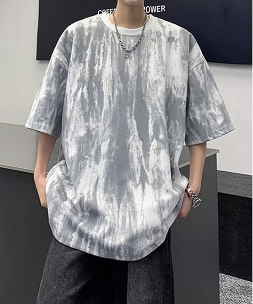 NEW GENTLEMAN（ニュージェントルマン）の「インクエクリプス オーバーサイズT（Tシャツ/カットソー・メンズ・ブラック/ホワイト・XL/L/M）」の4枚目の写真