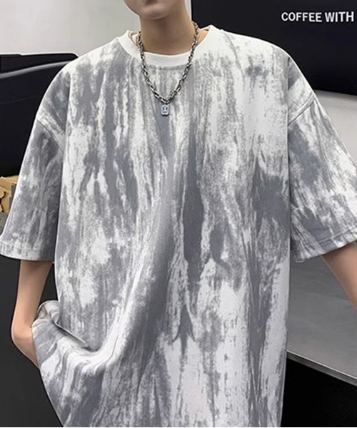 NEW GENTLEMAN（ニュージェントルマン）の「インクエクリプス オーバーサイズT（Tシャツ/カットソー・メンズ・ブラック/ホワイト・XL/L/M）」の6枚目の写真