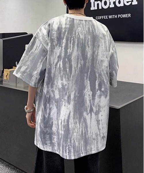 NEW GENTLEMAN（ニュージェントルマン）の「インクエクリプス オーバーサイズT（Tシャツ/カットソー・メンズ・ブラック/ホワイト・XL/L/M）」の8枚目の写真