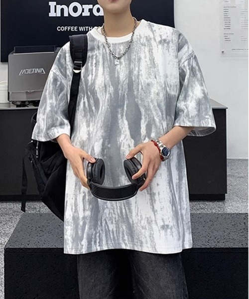 NEW GENTLEMAN（ニュージェントルマン）の「インクエクリプス オーバーサイズT（Tシャツ/カットソー・メンズ・ブラック/ホワイト・XL/L/M）」の10枚目の写真