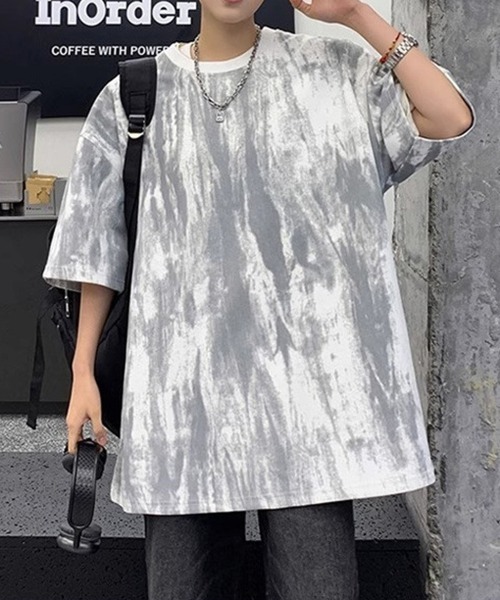 NEW GENTLEMAN（ニュージェントルマン）の「インクエクリプス オーバーサイズT（Tシャツ/カットソー・メンズ・ブラック/ホワイト・XL/L/M）」の11枚目の写真