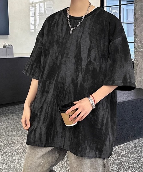 NEW GENTLEMAN（ニュージェントルマン）の「インクエクリプス オーバーサイズT（Tシャツ/カットソー・メンズ・ブラック/ホワイト・XL/L/M）」の13枚目の写真