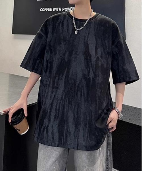 NEW GENTLEMAN（ニュージェントルマン）の「インクエクリプス オーバーサイズT（Tシャツ/カットソー・メンズ・ブラック/ホワイト・XL/L/M）」の16枚目の写真