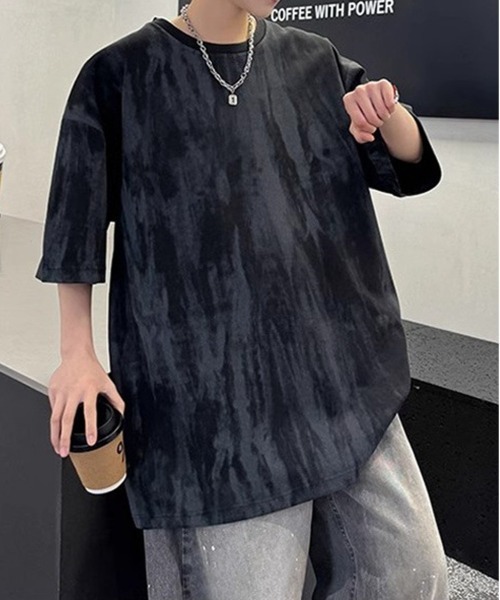 NEW GENTLEMAN（ニュージェントルマン）の「インクエクリプス オーバーサイズT（Tシャツ/カットソー・メンズ・ブラック/ホワイト・XL/L/M）」の17枚目の写真