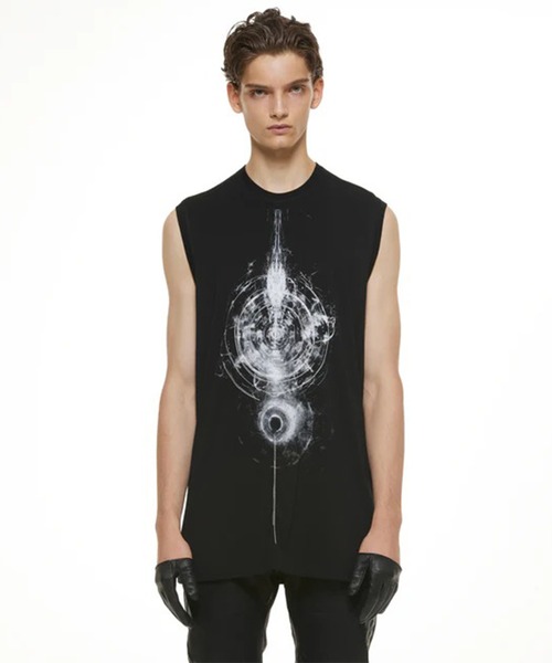 JULIUS(ユリウス)の「【JULIUS】937CPM3 PRINT N/S TEE(タンクトップ・メンズ・ブラック/ホワイト・3/4)」の12枚目の写真