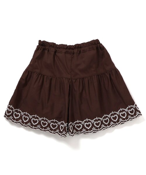 apres les cours(アプレレクール)の「ハート・フラワーレースフリルショートパンツ_セットアップ可(その他パンツ・キッズ・ラベンダー/イエロー/ブラウン・130/120/110/100/90/80/140)」の12枚目の写真