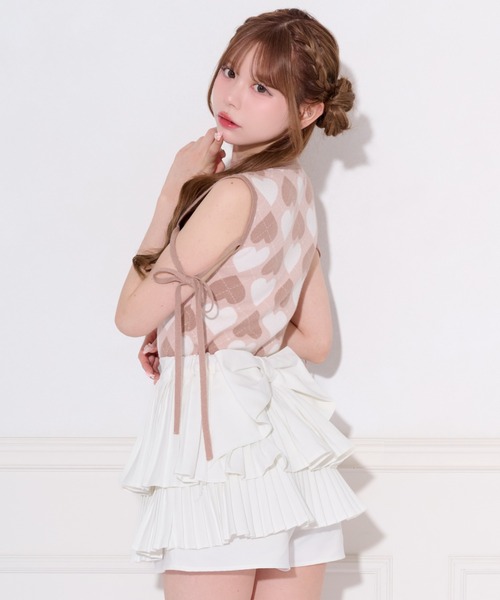 rurumu:/ルルムウ/lace frill long skirt（スカート）｜rurumu