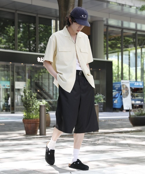 NAKER(ネイカー)の「ツータックベルテッドスラックスショーツ(その他パンツ・メンズ・ブラック系/ブラック・S/M/L/XL)」の10枚目の写真