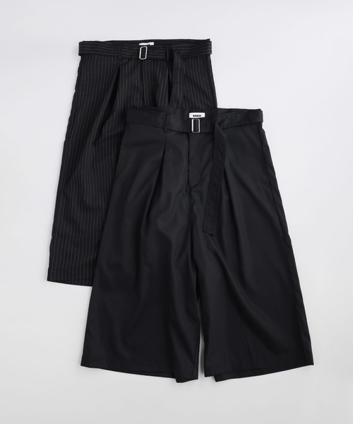 NAKER(ネイカー)の「ツータックベルテッドスラックスショーツ(その他パンツ・メンズ・ブラック系/ブラック・S/M/L/XL)」の22枚目の写真